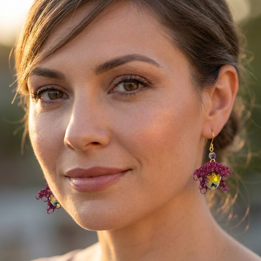 Cercei handmade clopoțel