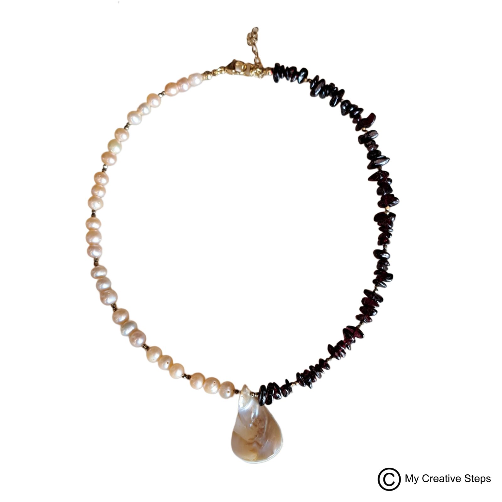 Colier handmade perle - imagine 4