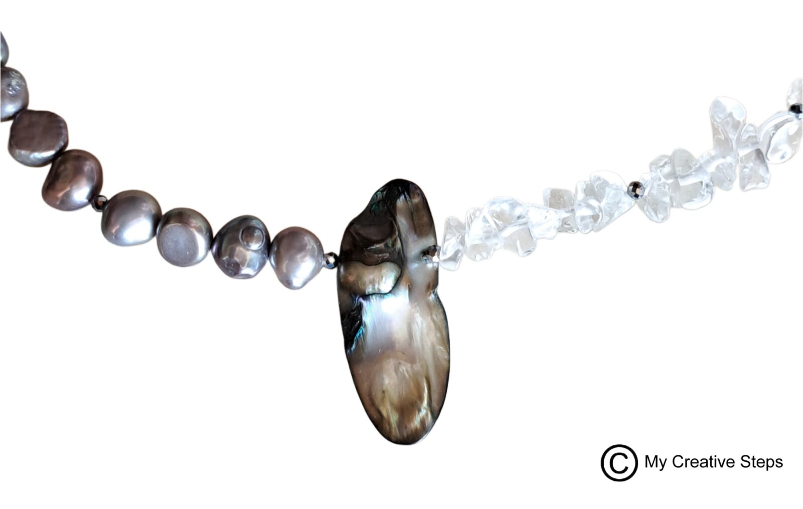 Colier handmade perle - imagine 4