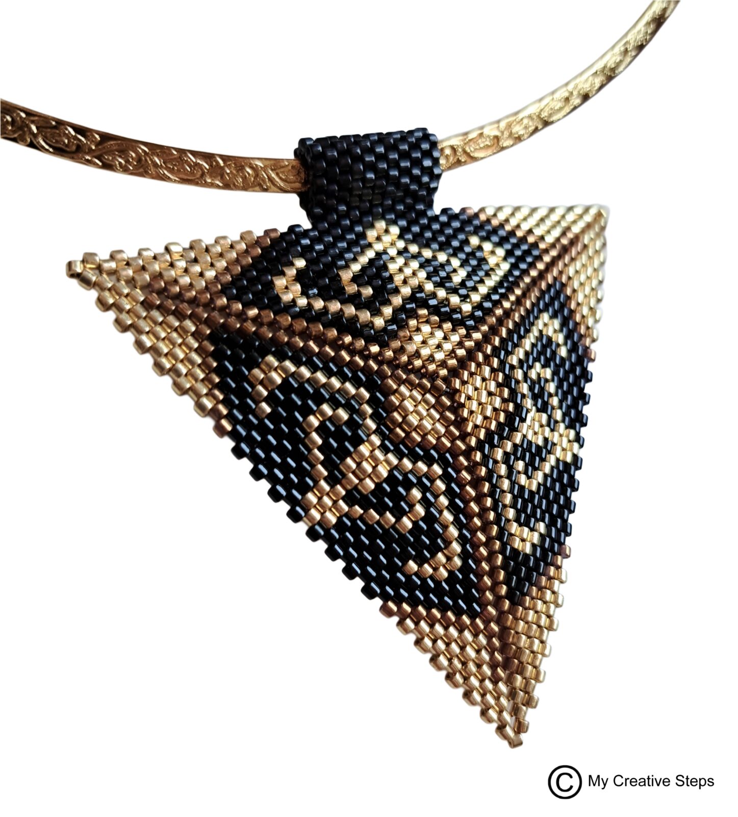 Colier handmade „Black Beauty” UNICAT - imagine 4