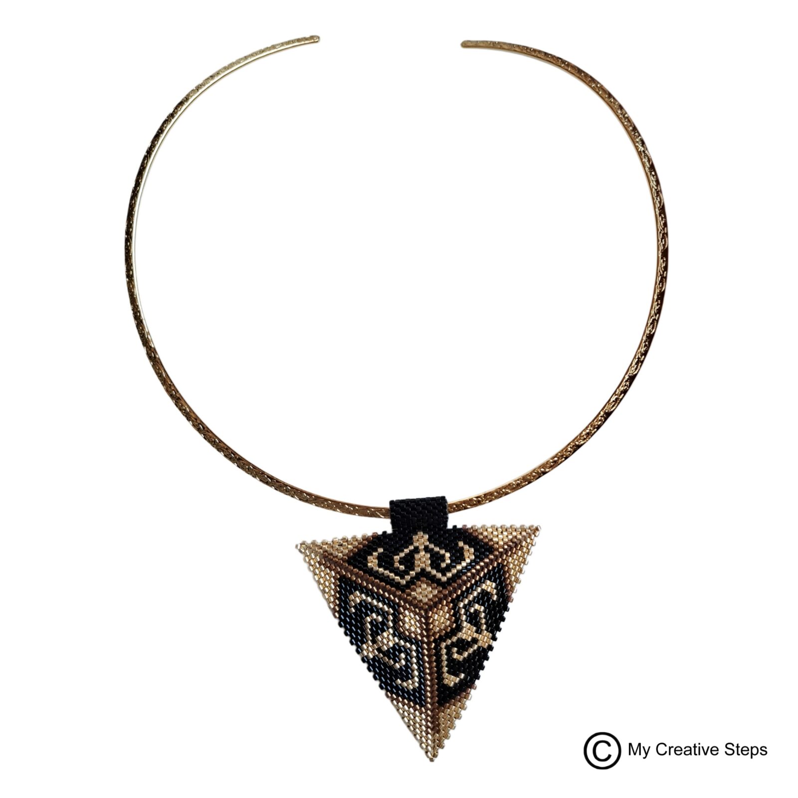 Colier handmade „Black Beauty” UNICAT - imagine 2
